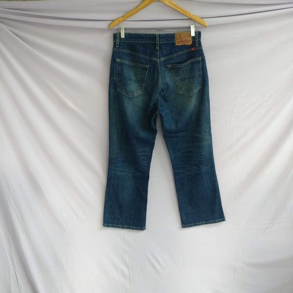 Lucky Brand Super Highrise Flared jean in Lemon Valley 8w +MEASUREMENT 98%cotton - Picture 3 of 6